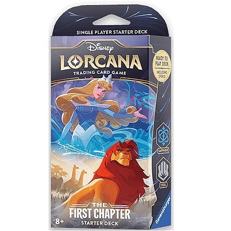 Aurora & Simba (Sapphire/Steel) - First Chapter Star deck - Disney Lorcana